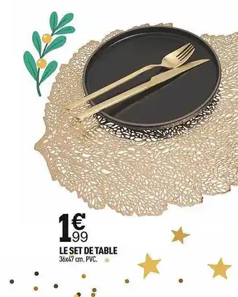 Centrakor Le set de table offre