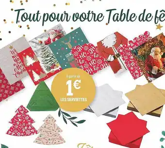Centrakor Les serviettes offre