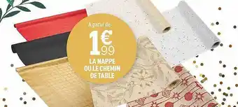 Centrakor La nappe ou le chemin de table offre
