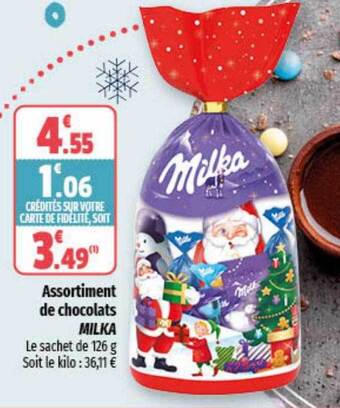 Coccimarket Assortiment de chocolats milka offre