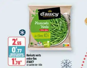 Coccinelle Express Haricots verts extra-fins d'aucy offre