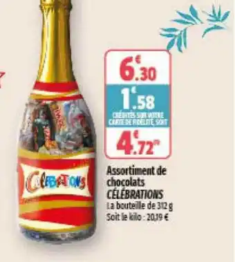 Coccinelle Express Assortiment de chocolats célébrations offre