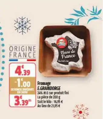 Coccinelle Supermarché Fromage e graindorge offre
