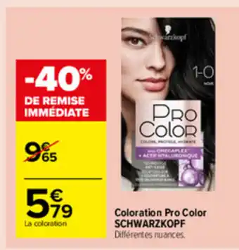 Carrefour Market Coloration Pro Color offre