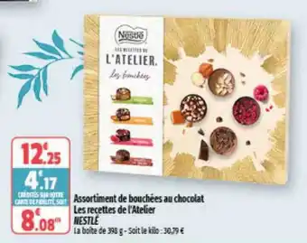 Coccinelle Supermarché Assortiment de bouchées au chocolat les recettes de l'atelier nestlé offre