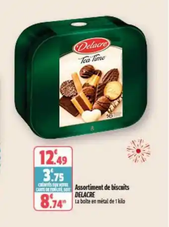 Coccinelle Supermarché Assortiment de biscuits delacre offre