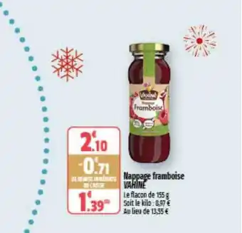 Coccinelle Supermarché Nappage framboise vahiné offre
