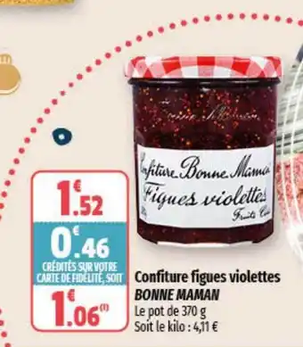 Confiture figues violettes bonne maman