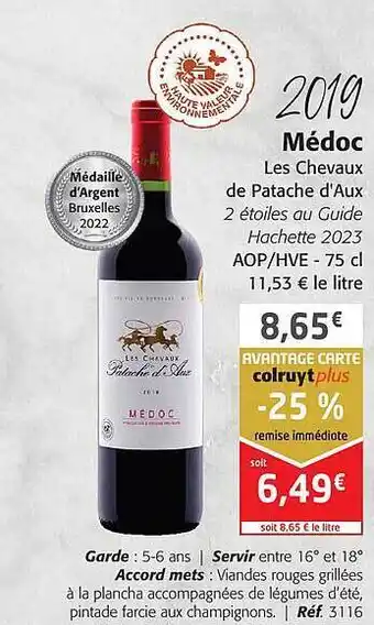 2019 médoc les chevaux de patache d'aux