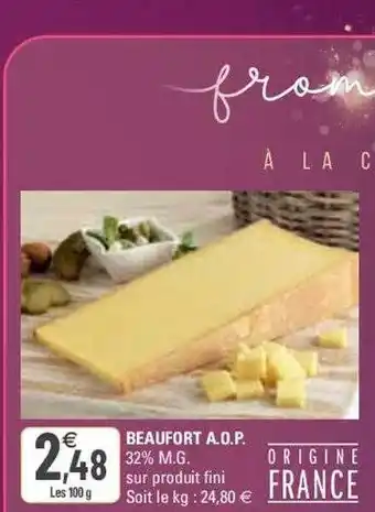 G20 Beaufort a.o.p. offre