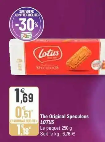 G20 The original speculoos lotus offre