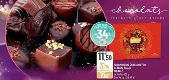G20 Assortiments chocolats fins la boîte rouge nestlé offre