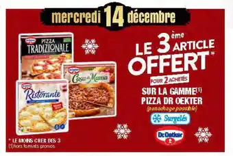 La gamme pizza dr oetker