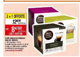 Migros Café espresso intenso dolce gusto offre