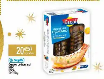Migros Queues de homard msc escal offre