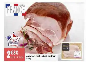 Migros Jambon cuit - doré au four offre