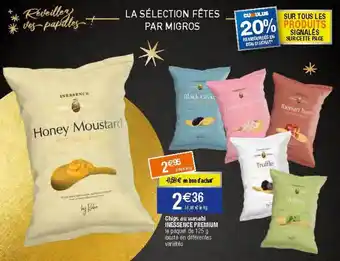 Migros Chips au wasabi inessence premium offre