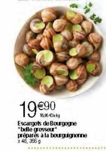 Migros Escargots de bourgogne offre