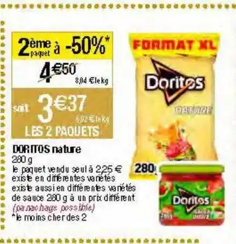 Migros Doritos nature offre