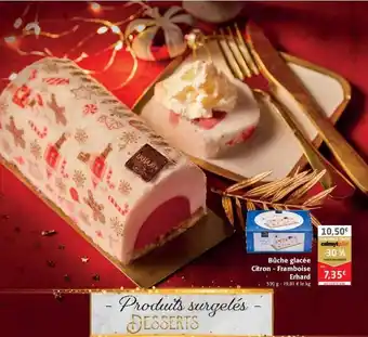Colruyt Bûche glacée citron - framboise erhard offre