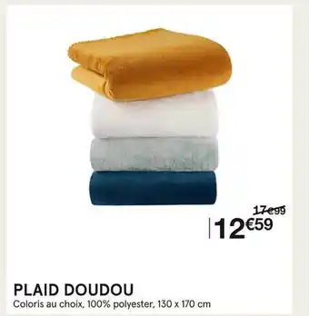 Monoprix Plaid doudou offre