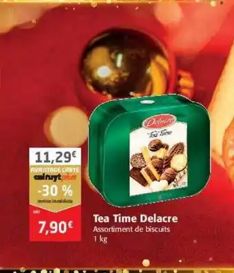 Colruyt Tea time delacre assortiment de biscuits offre