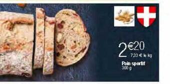 Migros Pain sportif offre
