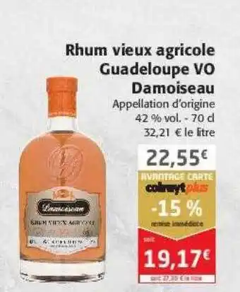 Colruyt Rhum vieux agricole guadeloupe vo damoiseau offre