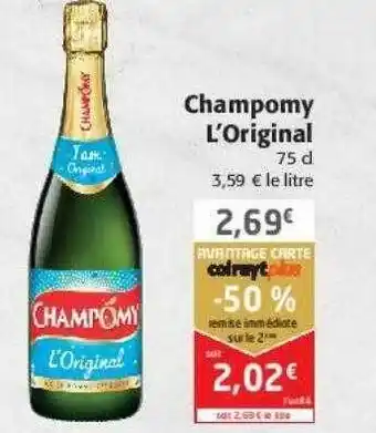 Colruyt Champomy l'original offre