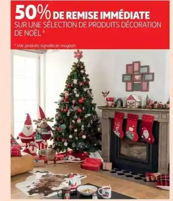 Auchan Produits décoration de noël offre