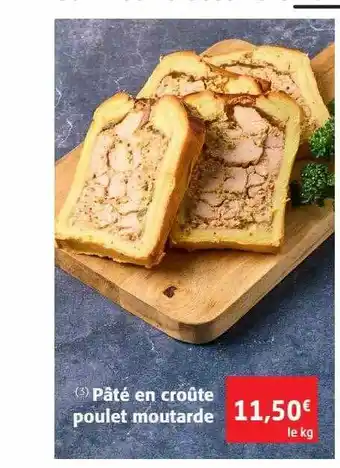 Colruyt Pâté en croûte poulet moutarde offre