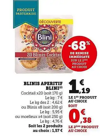 Blinis apéritif blini