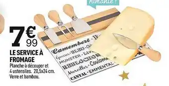 Centrakor Le service à fromage offre