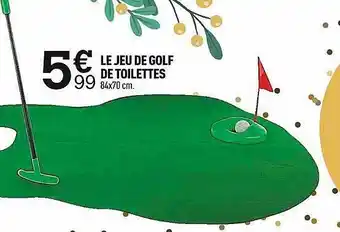 Centrakor Le jeu de golf de toilettes offre