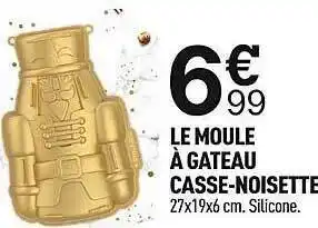 Le moule Ă gĂąteau casse-noisette
