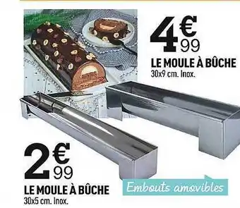 Centrakor Le moule à bûche, le moule à bûche offre