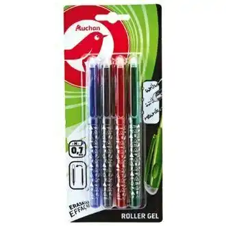 Auchan 4 STYLOS EFFAÇABLES offre