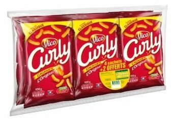 Auchan CURLY CACAHUÈTES offre