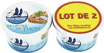 Spar RILLETTES DE THON offre