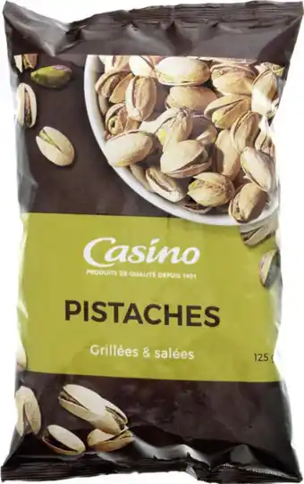 Géant Casino Bon plan sur les Pistaches Grillées & salées offre