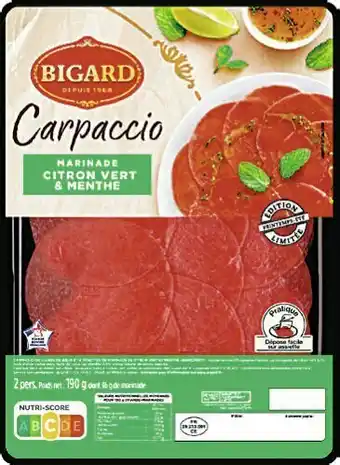 CARPACCIO MARINADE CITRON VERT & MENTHE 190 g
