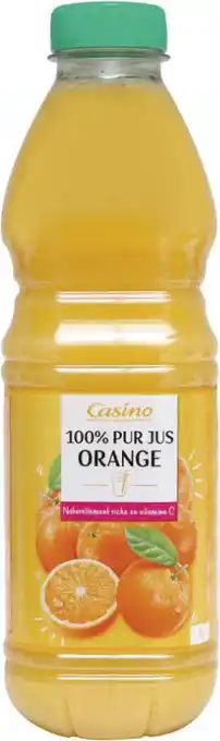 Bon Plan sur 100% pur jus Orange de la marque CASINO