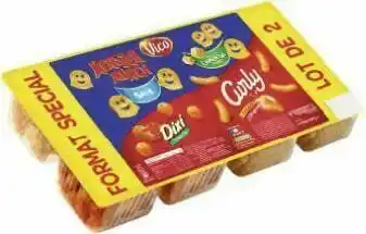 Géant Casino Coffret Munster Munch Salé et Goût Emmental - Dixi Tomate - Curly L’Original VICO offre