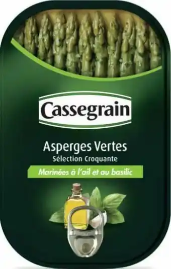 Géant Casino Asperges Vertes Sélection Croquante Marinées à l’ail et au basilic offre