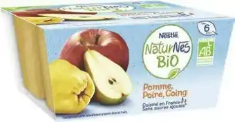 Géant Casino NATURNES Pomme Poire Coing Bio offre
