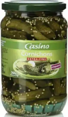 Géant Casino Bon plan sur les Cornichons Extra-Fins CASINO offre