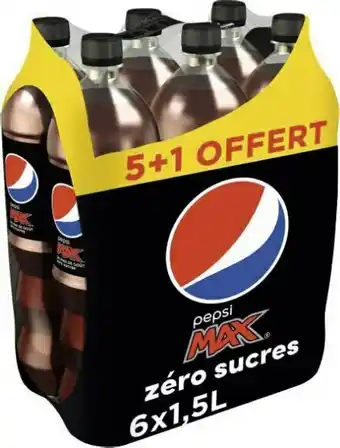 Géant Casino PEPSI Max zéro sucres offre