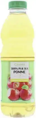 Bon plan sur les 100% Pur Jus Pomme de la marque Casino