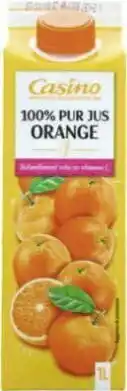 Géant Casino Bon plan sur 100% Pur jus Orange de Floride offre