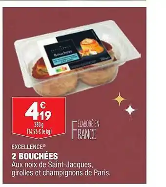 ALDI Excellence 2 bouchées offre
